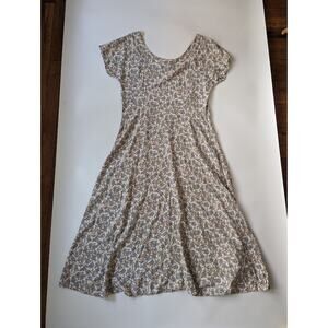 Betsy Lauren Size 13/14 Vintage Floral Summer Midi Dress